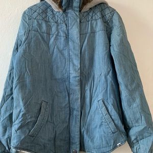 Roxy fur lined jacket